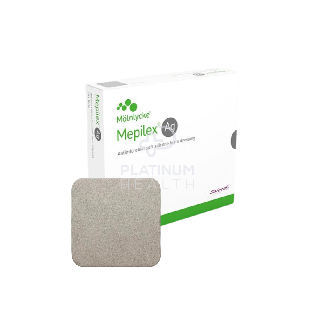 Molnlycke Mepilex Ag Silver Foam Dressing 20X50Cm Dressings