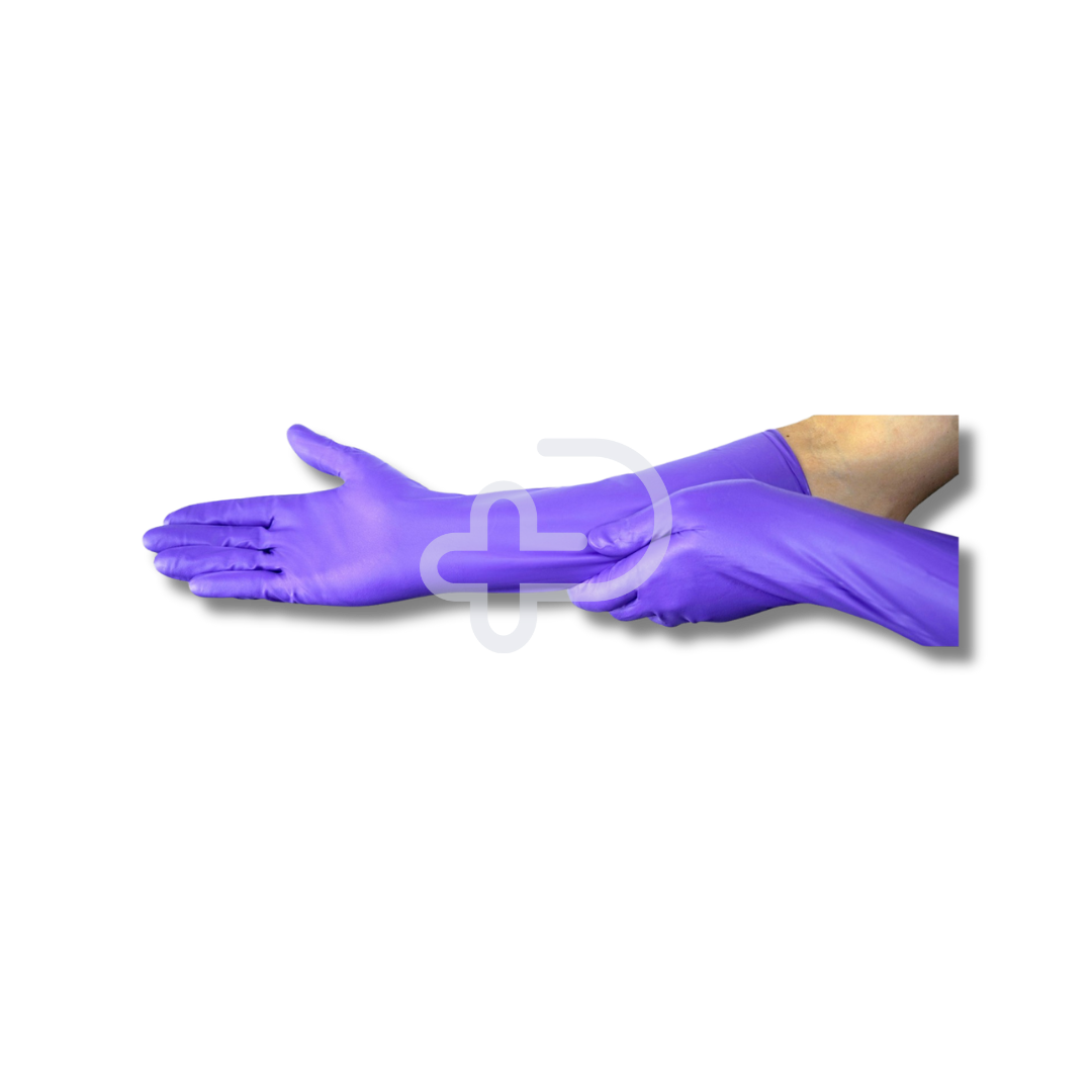 Halyard Purple Nitrile Max Exam Gloves Small Examination