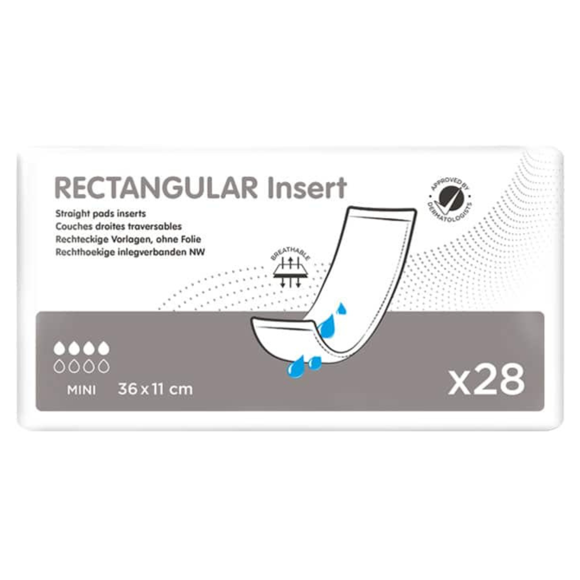 Ontex Rectangular Pad Mini 500Ml Disposable Pads Pants & Liners