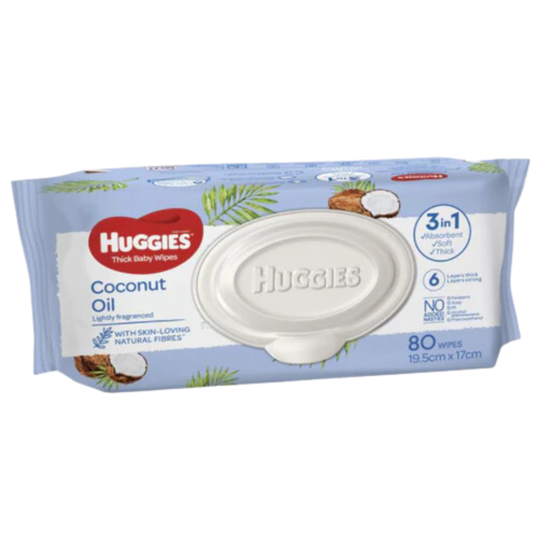 Huggies Baby Wipes Coconut Scented