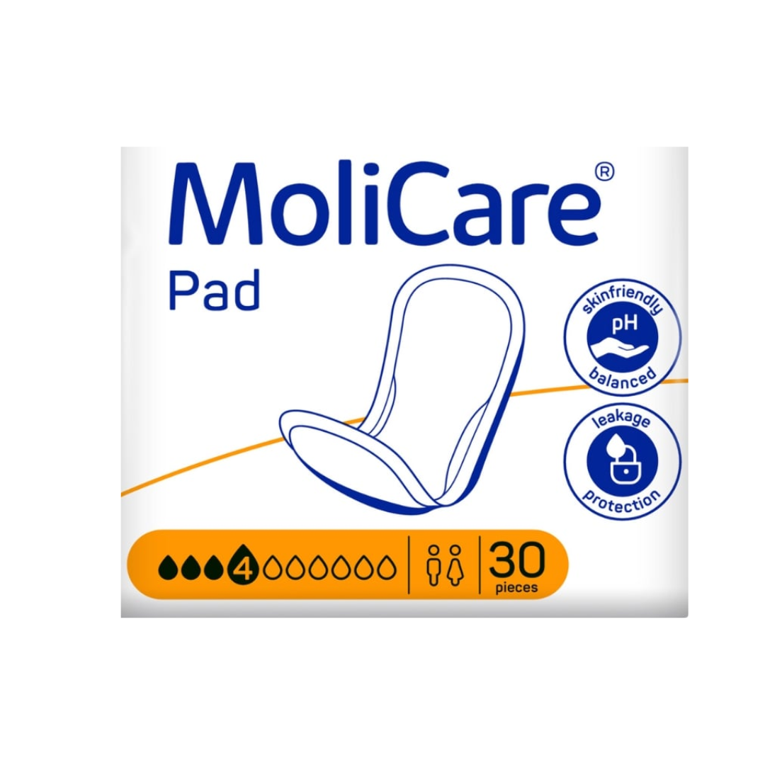 MoliCare Pad 865mL – Discreet incontinence pad for moderate bladder leakage with odour control