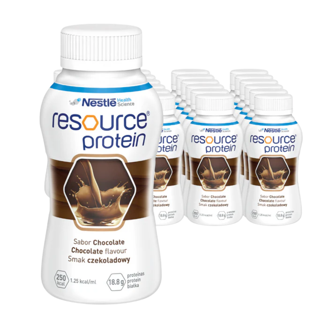Nestlé Resource Protein Chocolate 200ml nutritional supplement drink bottle for strength and recovery support