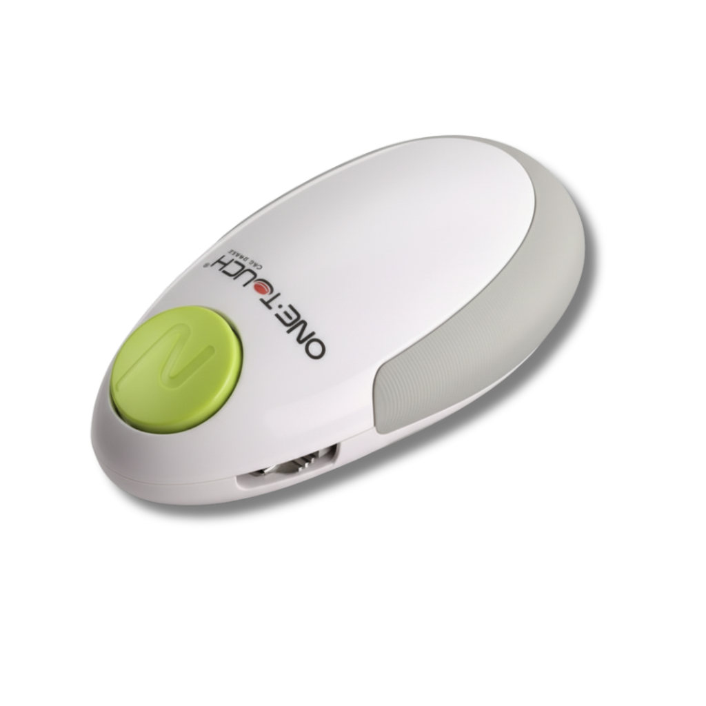 White and green electronic device with 'One Touch' branding on a white background