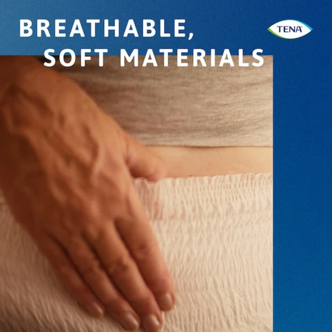 TENA Pants ProSkin Super – Extra Large incontinence underwear for heavy leakage with FeelDry Advanced and skin-friendly design.