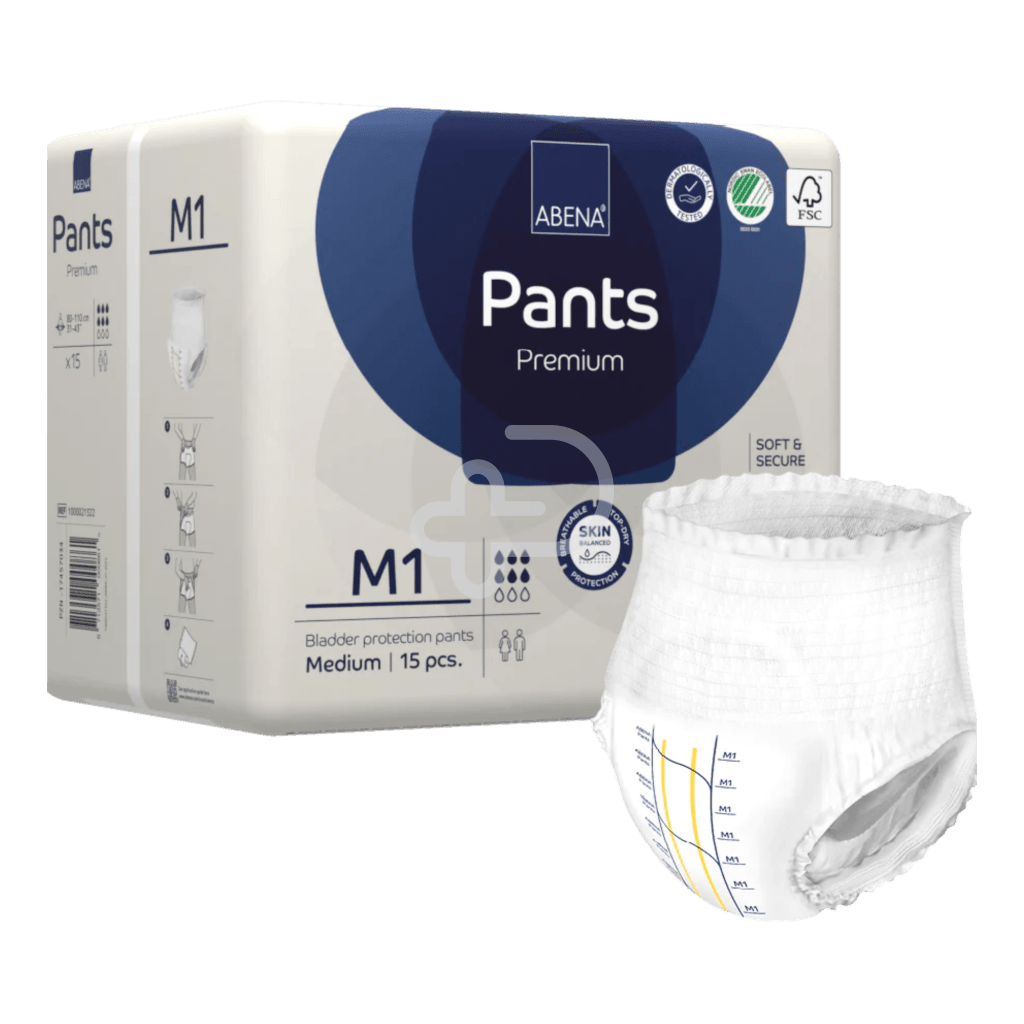 Abena Pants M1 Blue 1400Ml 80-110Cm Disposable Pads & Liners