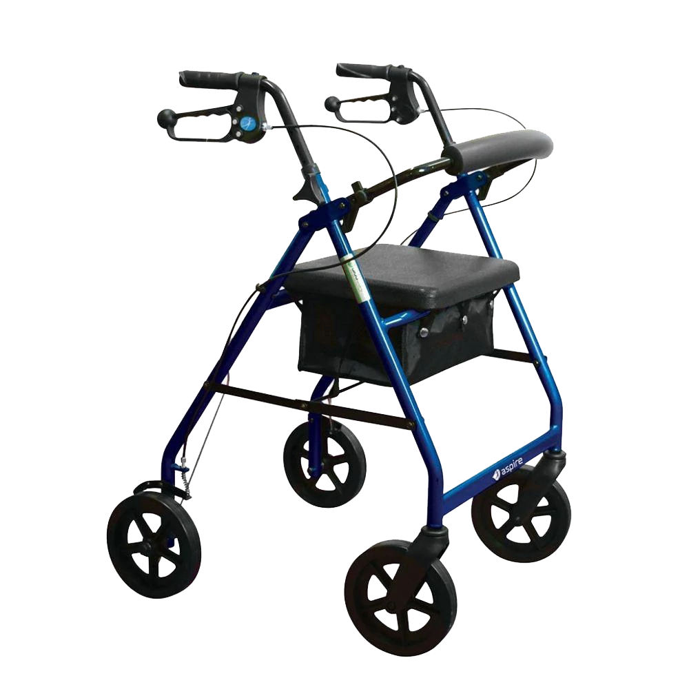 Aspire Classic 8' Wheels Seat Walker Blue