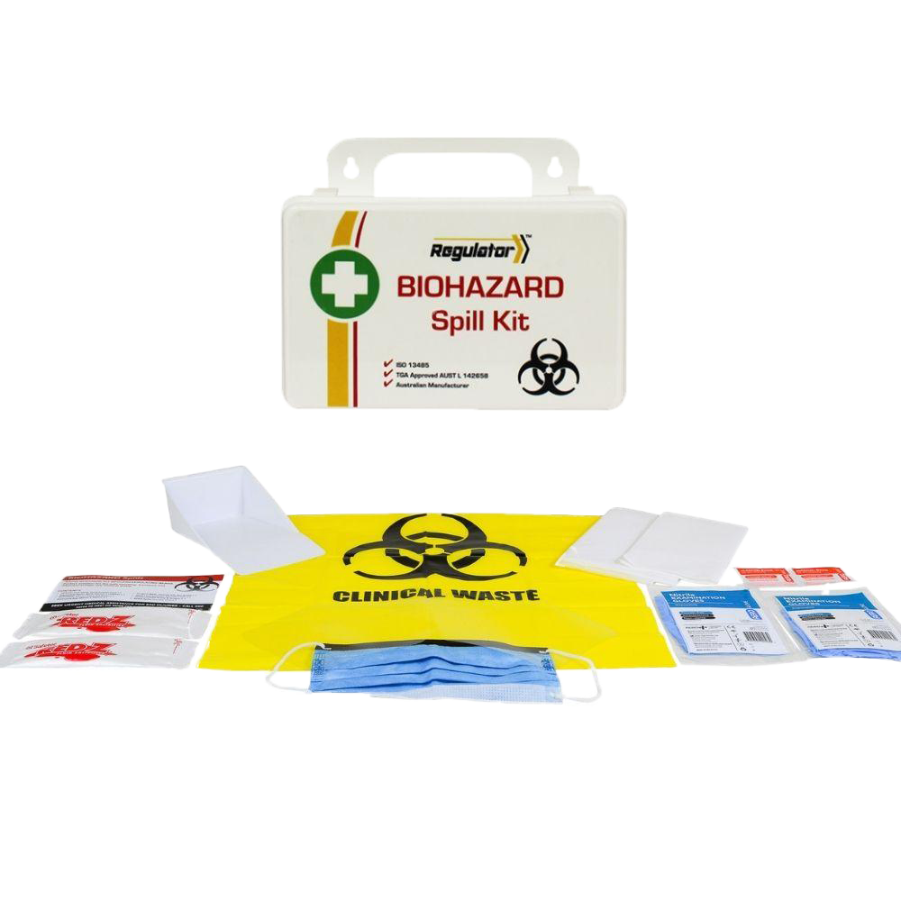 Regulator Biohazard Spill Kit First Aid Kits