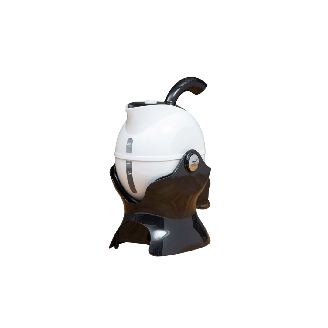 Uccello Tipping Kettle – Ergonomic kettle with cradle for safe, effortless pouring