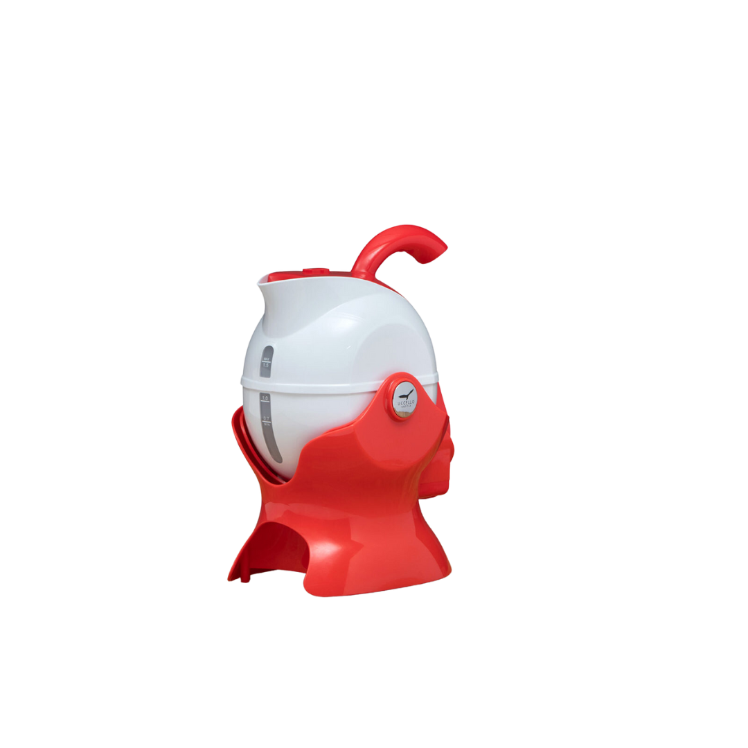 Uccello Tipping Kettle – Ergonomic kettle with cradle for safe, effortless pouring