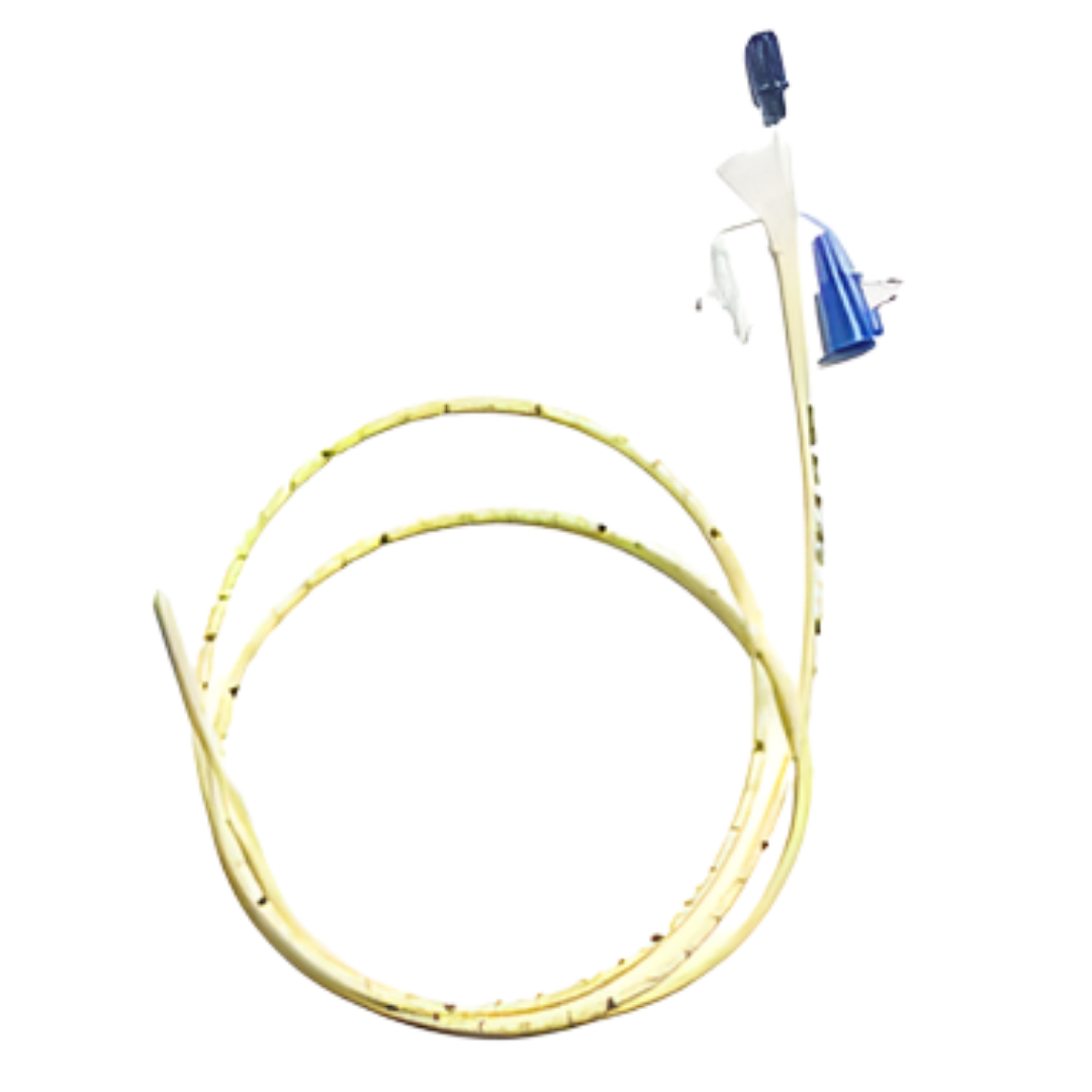 CORFLO 8Fr 109cm ENFit Ultra 3Gm feeding tube with stylet, designed for placement and safe enteral nutrition delivery, flexible and reliable use daily