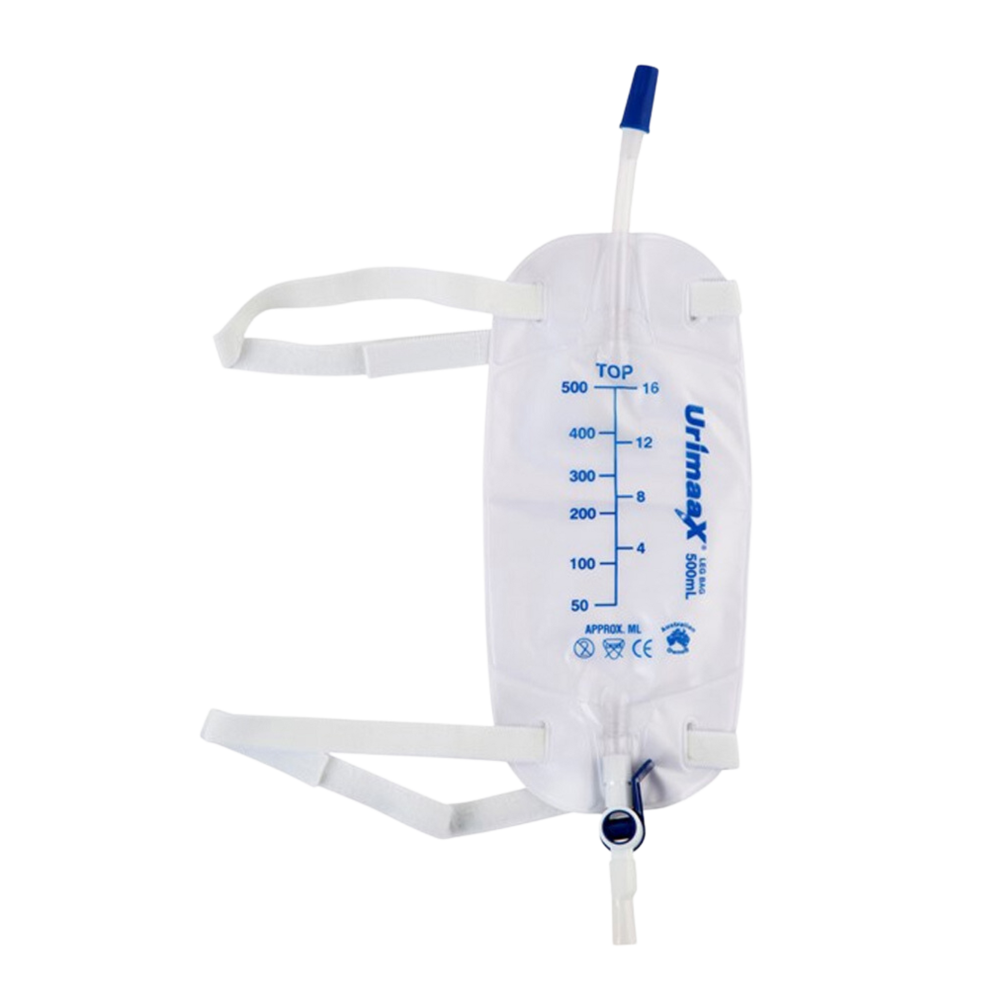 Urimaax Drainage Bag Leg 500Ml 6Cm Sterile Waste Disposal
