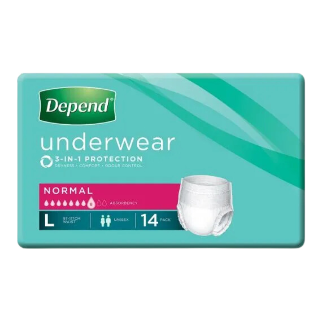 Depend Unisex Underwear Normal