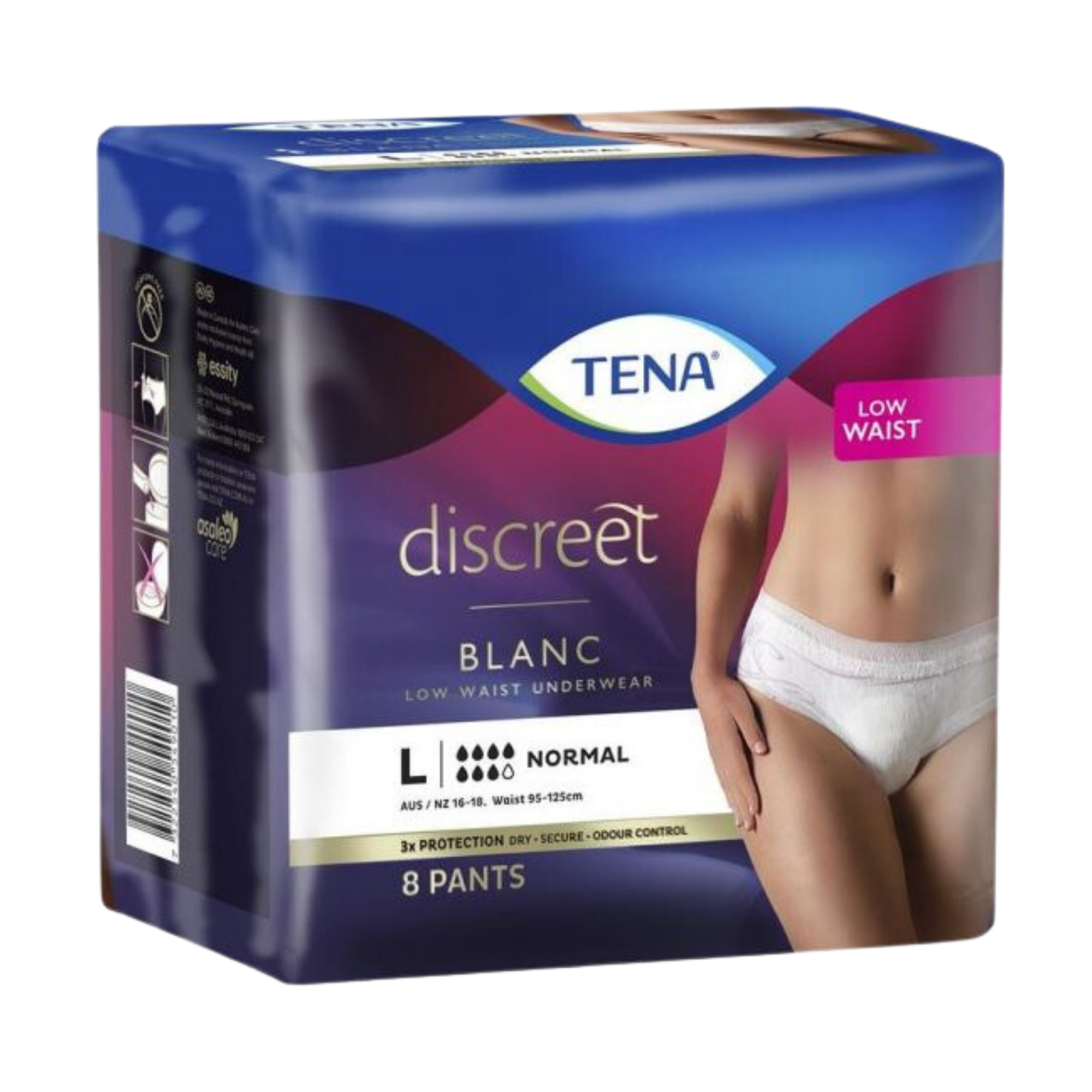Tena Pants Women Discreet Blanc Large Disposable Pads & Liners