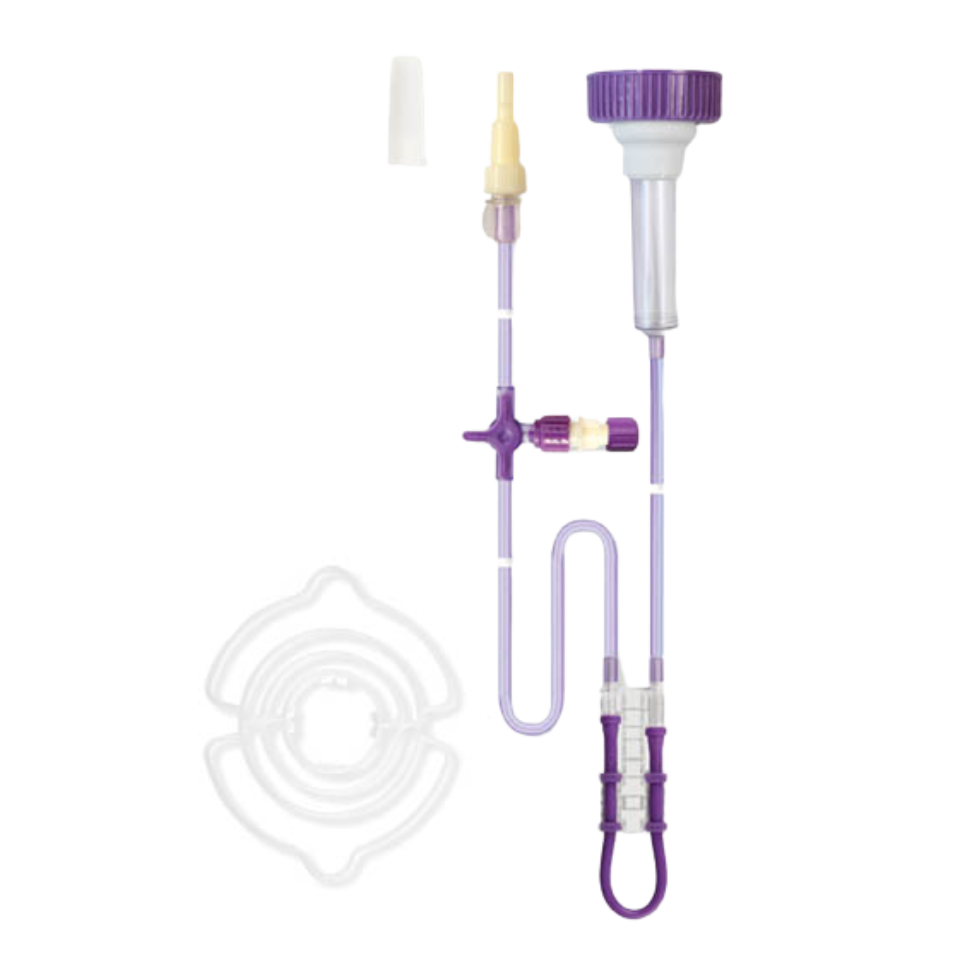 Flocare Infinity Bottle Set 3-Way Port & Drip Chamber