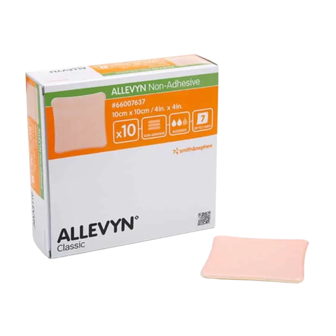 ALLEVYN Non-Adhesive Foam Dressing – Gentle, absorbent wound dressing for fragile skin and moderate to heavy exudate