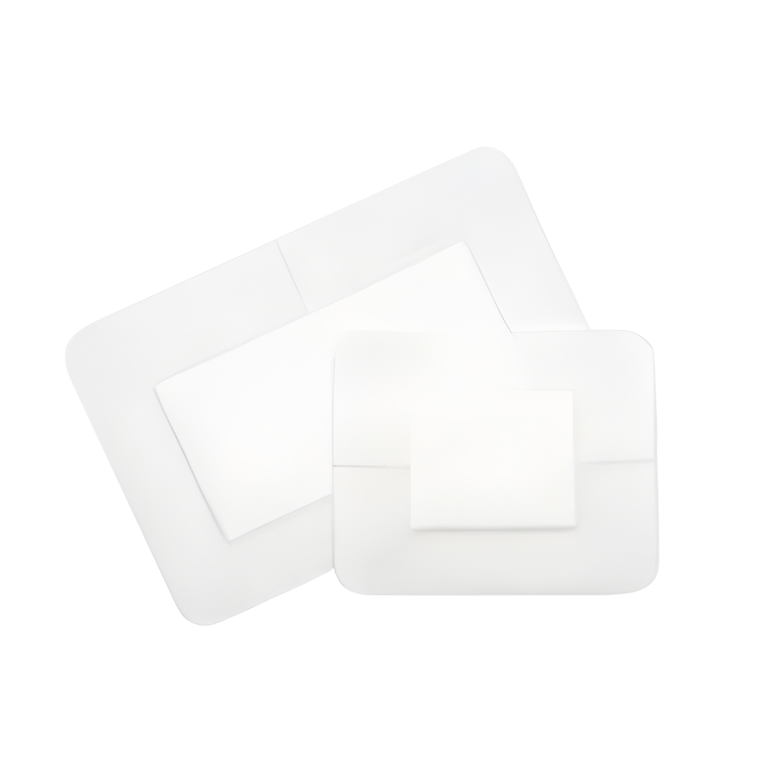 Asguard Flex + Non-Woven Island Dressing featuring a soft, breathable backing with an absorbent non-adherent island pad for gentle wound protection. Designed to conform to body contours while providing secure adhesion and comfortable wear.