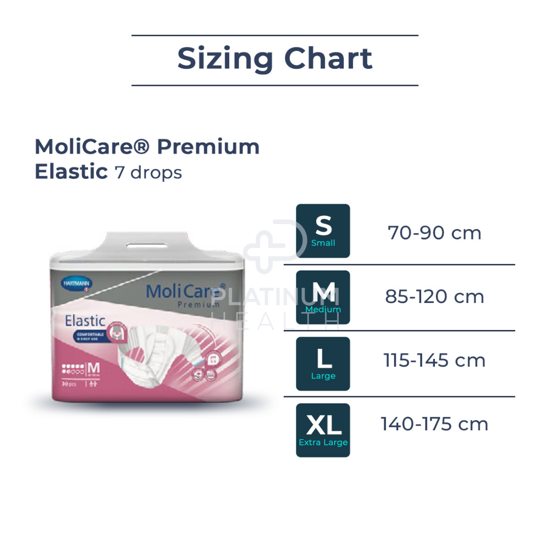 Molicare Premium Elastic 7 Drops Large Disposable Pads Pants & Liners