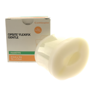 Opsite Flexifix Gentle silicone dressing roll in multiple sizes, designed for secure fixation with gentle removal.
