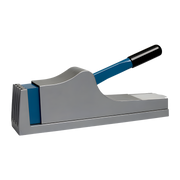 White pill crusher with ergonomic handle and a clear, contoured compartment for easy crushing of pills. Designed for individuals with limited hand strength, the crusher ensures smooth, effective pill grinding for easier medication consumption.