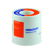 Primatape Waterproof Tape 5cm x 5m roll designed for secure, water‑resistant fixation of dressings and bandages in wet or humid clinical and home care settings.