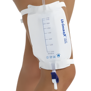 Urimaax Sterile Leg Drainage Bag 750ml, 30cm for discreet and hygienic urinary care.