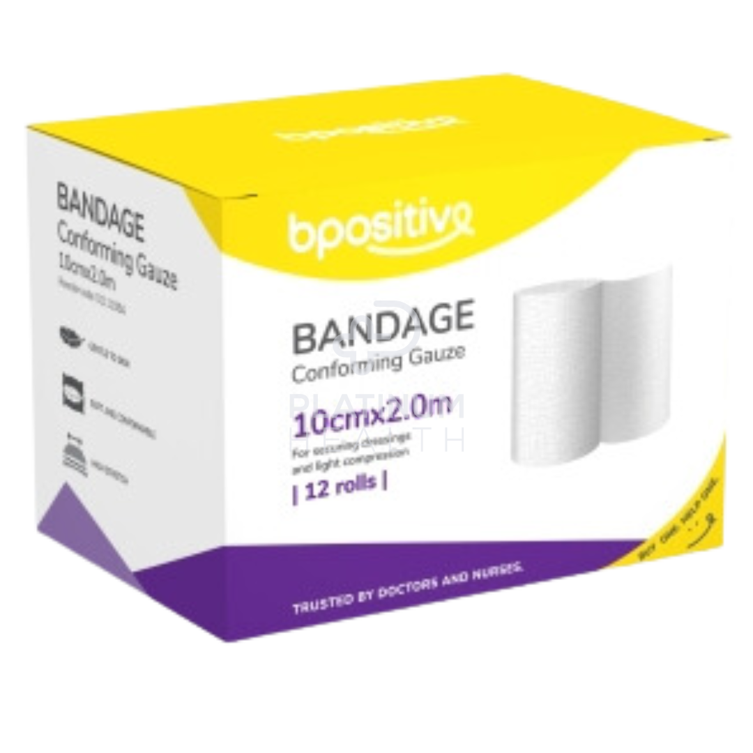 bpositive Bandage Conforming Gauze 10cm x 2m