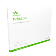 Mepitel One packaging by Mélnlycke on a white background
