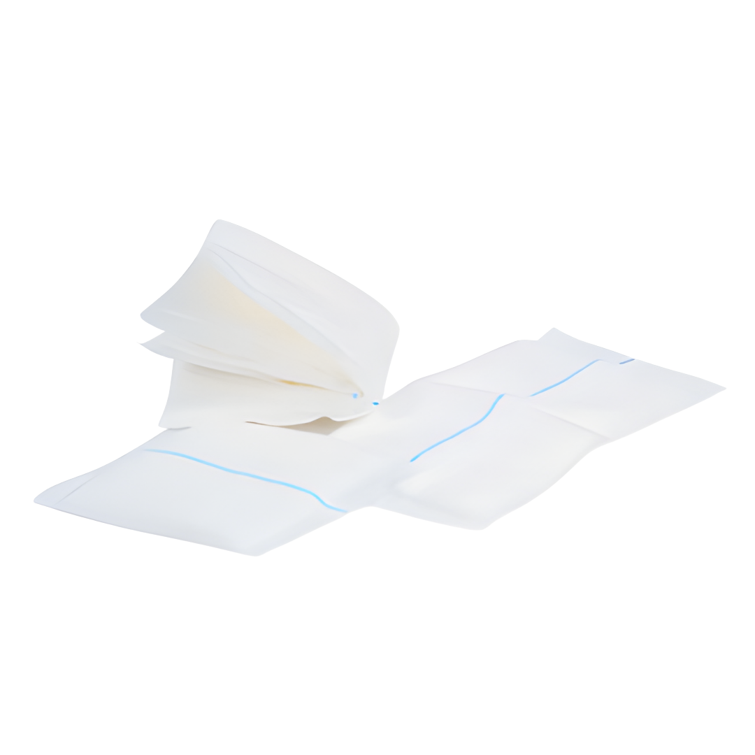 Image of a single Sentry Medical Non-Woven Combine Dressing in sterile packaging, designed for wound care and surgical applications. Features the Sentry Medical logo, sterile indicators, and product details.
